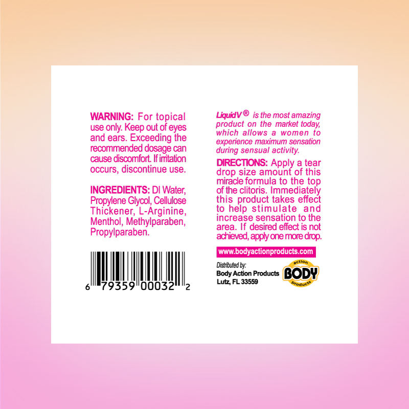 Liquid V for Women 1/2 oz. bottle