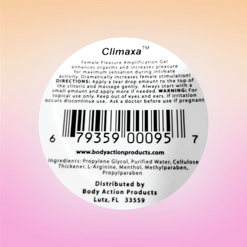 Climaxa 1/2 oz Bottle