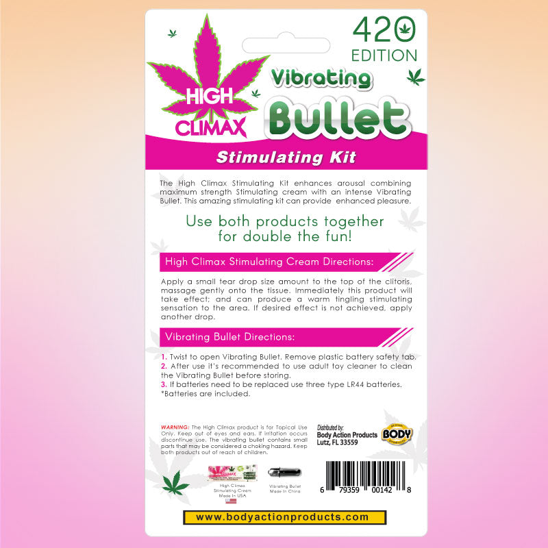 High Climax Vibrating Bullet Stimulating Kit
