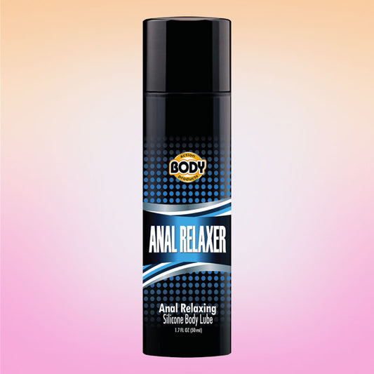 Body Action Anal Relaxer Silicone Lubricant 1.7 oz. bottle