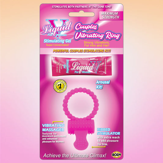 Liquid V Couples Vibrating Ring Stimulating Kit