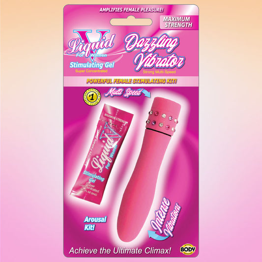 Liquid V Dazzling Vibrator Stimulating Kit